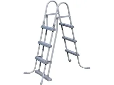 Bestway 56620 Power Steel Oval (427x250x100 cm, Depuradora de Cartucho, multicolor)