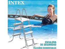 Intex 26742NP (457x122 cm, con depuradora cartucho, filtro tipo A, Greywood)