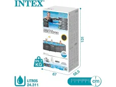 Intex 26744NP (549x122 cm, con depuradora, filtro tipo A, Greywood)