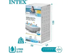 Intex 26790NP (400x200x122 cm, 8.418 litros, con depuradora, filtro tipo A)